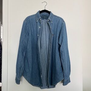 Ralph Lauren Classic Fit Denim Chambray Button